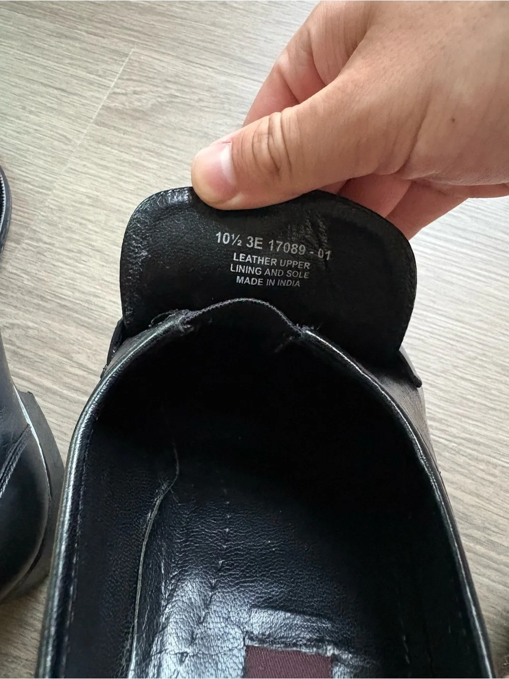 Florsheim Black Leather Penny Loafers